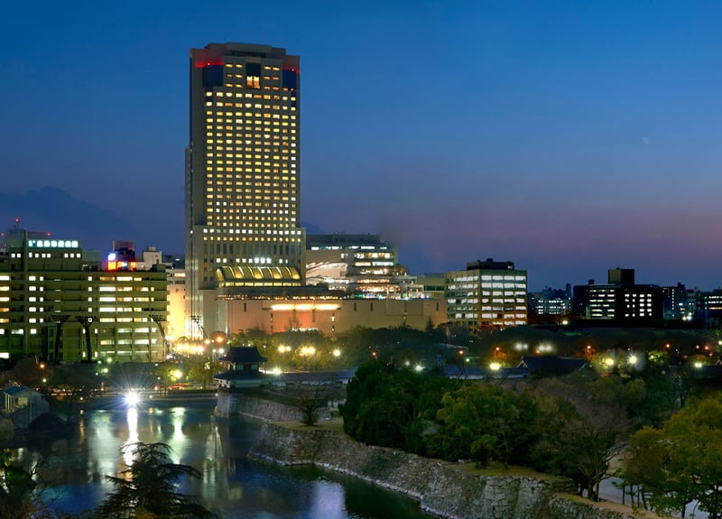 A convenient location in the center of Hiroshima