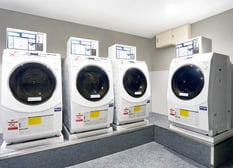 Coin-operated laundromat