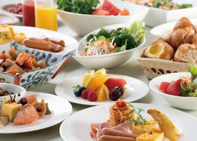 Japanese and Western breakfast buffet thumbnail